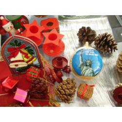 oude kerstversiering 3, retro, vintage oud kerst versiering