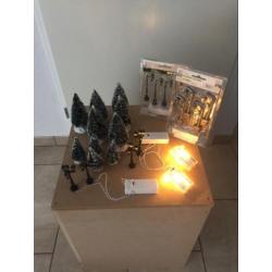 Lemax / Intratuin uitbreiding set kerstbomen - Verlichting