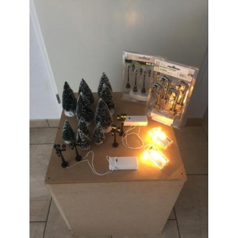 Lemax / Intratuin uitbreiding set kerstbomen - Verlichting
