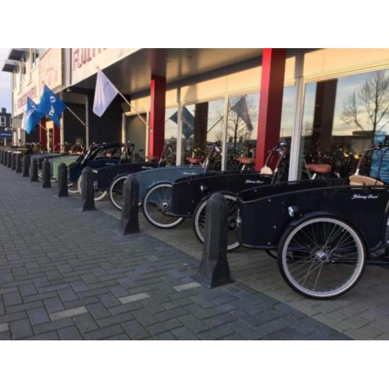 Johnny Loco elektrische bakfietsen van 4099,- nu .... NIEUW!