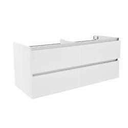Wiesbaden Vision onderkast dubbel+4 laden 120x46 wit