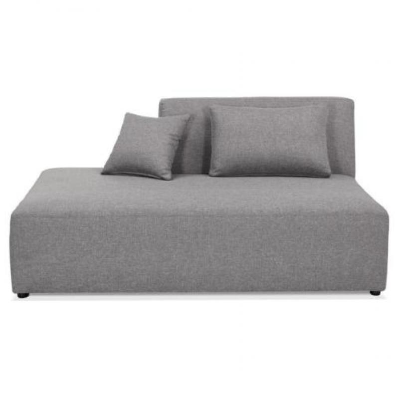 Element van samen te stellen bank 'BELAGIO BENCH' lichtgrijs