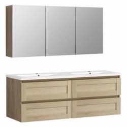 Badmeubelset Differnz Reno 120x50x55 cm Eiken