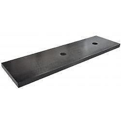 Wiesbaden wastafelblad 1600x460x55 dubb. houtnerf zwart g...