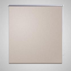 vidaXL Rolgordijn verduisterend blackout 140 x 230 cm beige