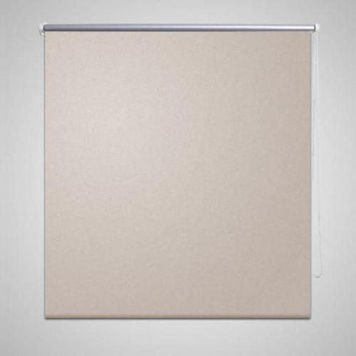 vidaXL Rolgordijn verduisterend blackout 140 x 230 cm beige