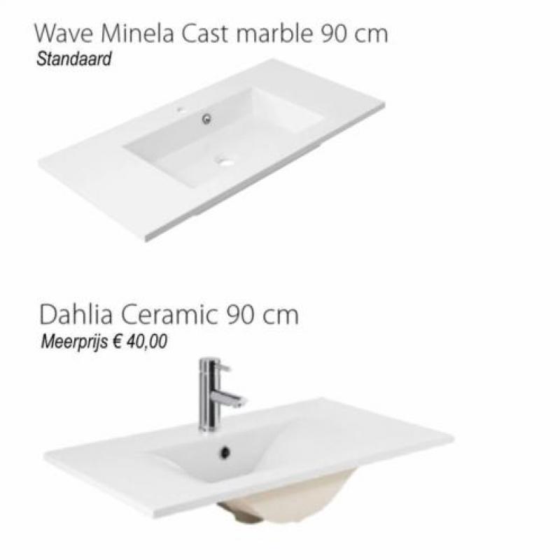 Badmeubel Mylana 90cm South Ash Softclose (Verschillende ...