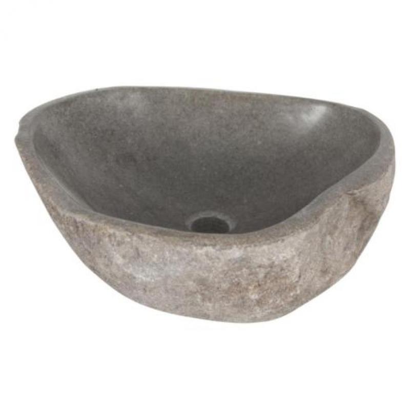 Waskom Differnz Lombok 40x50cm Riverstone Grijs (Wastafels)