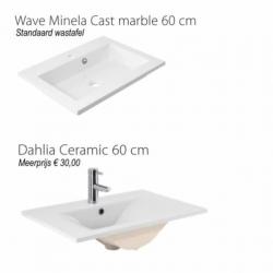 Badmeubel Trendline 60cm Sonoma Oak Softclose (Verschille...