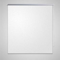 vidaXL Rolgordijn verduisterend 140 x 175 cm wit