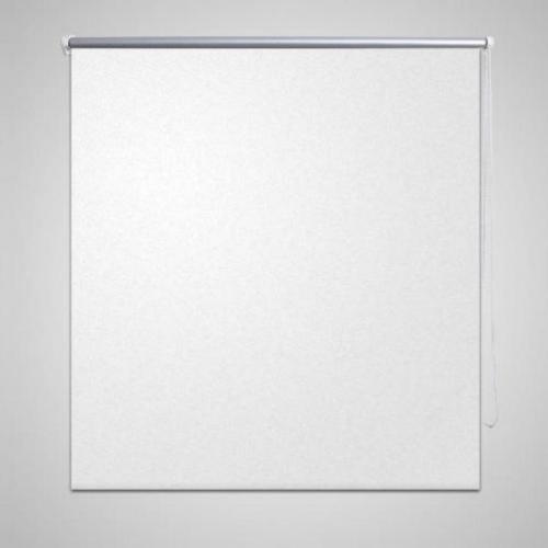 vidaXL Rolgordijn verduisterend 140 x 175 cm wit