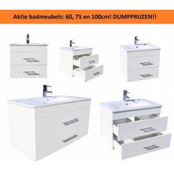 badkamermeubel, badmeubel, wasmeubel, douchemeubel! SALE!
