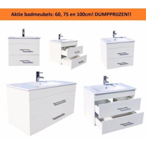 badkamermeubel, badmeubel, wasmeubel, douchemeubel! SALE!