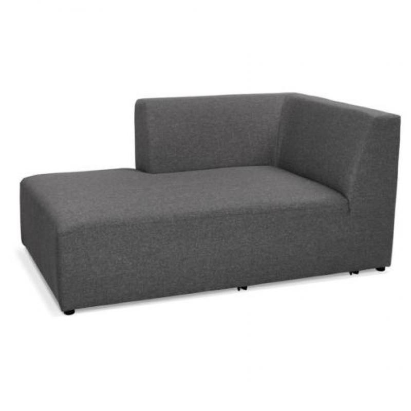 Element van samen te stellen bank 'BELAGIO LONGCHAIR' donker