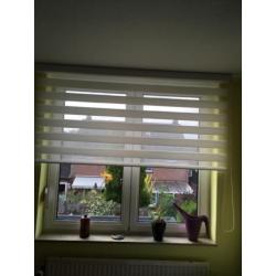 rolgordijn duo wit plafond montage