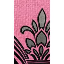 Roze glitter barok behang €8.50