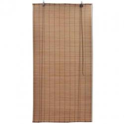 vidaXL Rolgordijn Bamboe 120 x 220 cm bruin