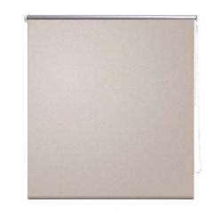 vidaXL Rolgordijn verduisterend blackout 140 x 230 cm beige