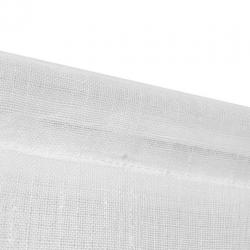vidaXL 2 Keukenvitrages linnenachtig 60 x 120 cm wit