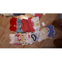 Babykleding, baby kleertjes meisje maat 50/56