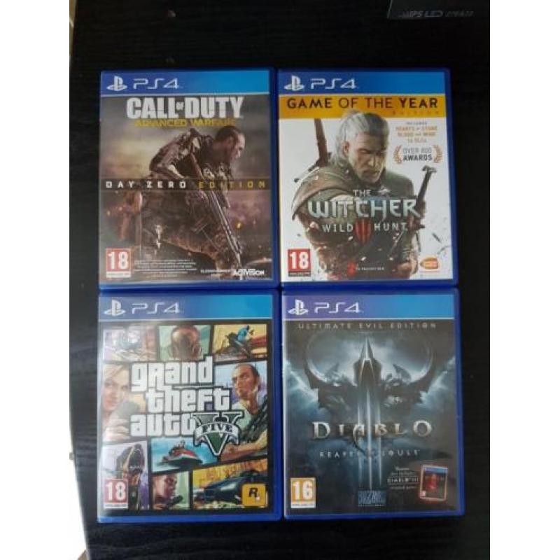 Playstation 4 500GB Met 4 Games