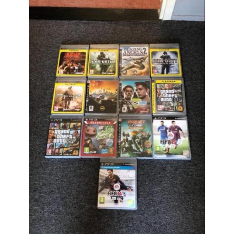 Playstation 3 +13 spellen en 1 controller
