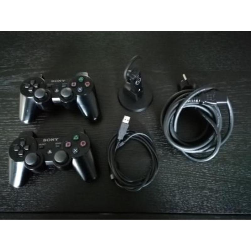 Ps3 phat + 2 controllers + 14 spellen