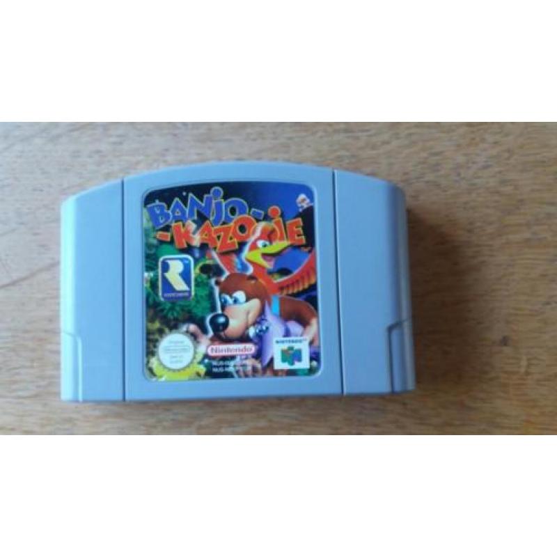 Banjo kazooie voor de Nintendo 64 compleet.