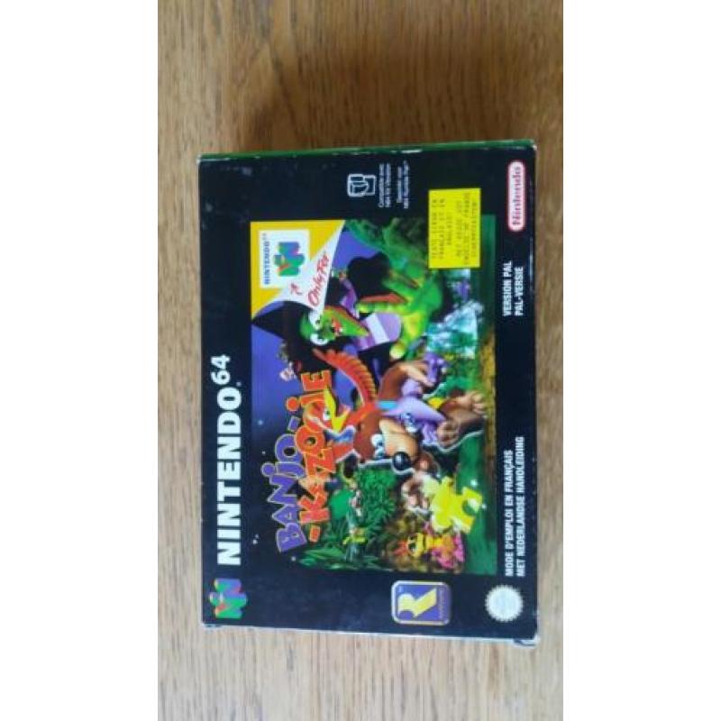 Banjo kazooie voor de Nintendo 64 compleet.