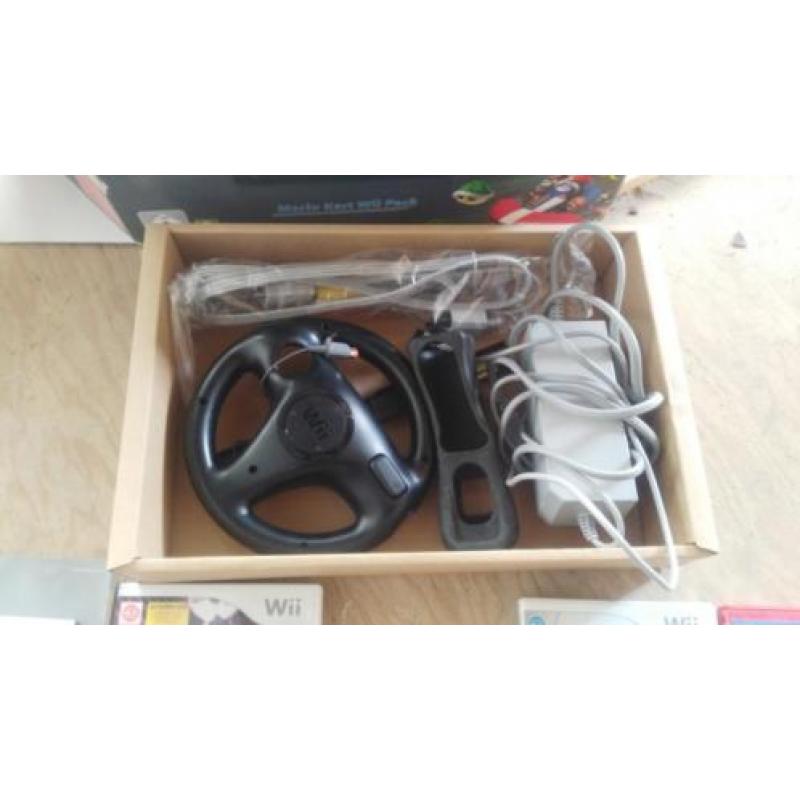 Nintendo Wii complete set met spellen