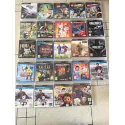 Ps3 slim met 1 Sony controller + 24 spellen en accesoires