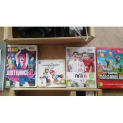 Nintendo Wii complete set met spellen