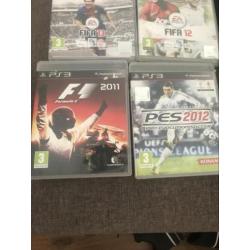 Playstation 3 met 2 controllers en 10 spellen