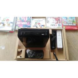 Nintendo Wii complete set met spellen