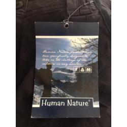 Nieuwe afritsbroek van Human Nature, maat S